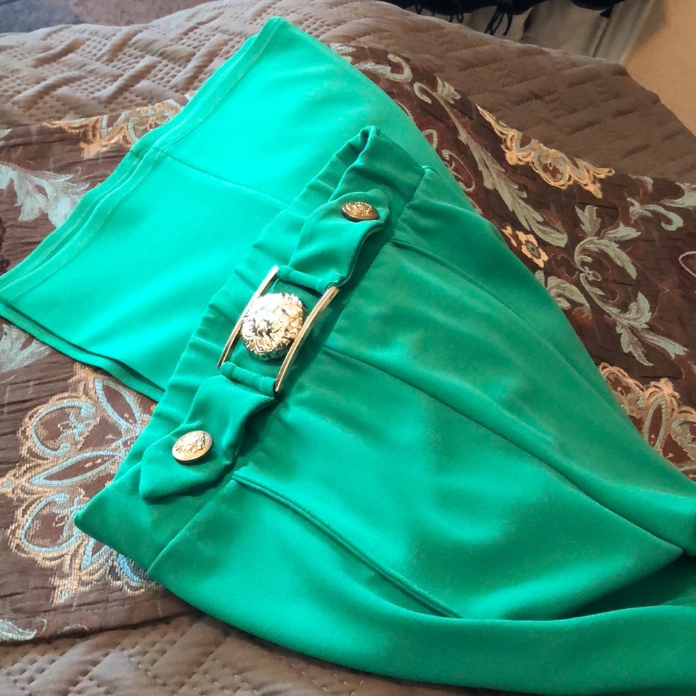 Green slacks